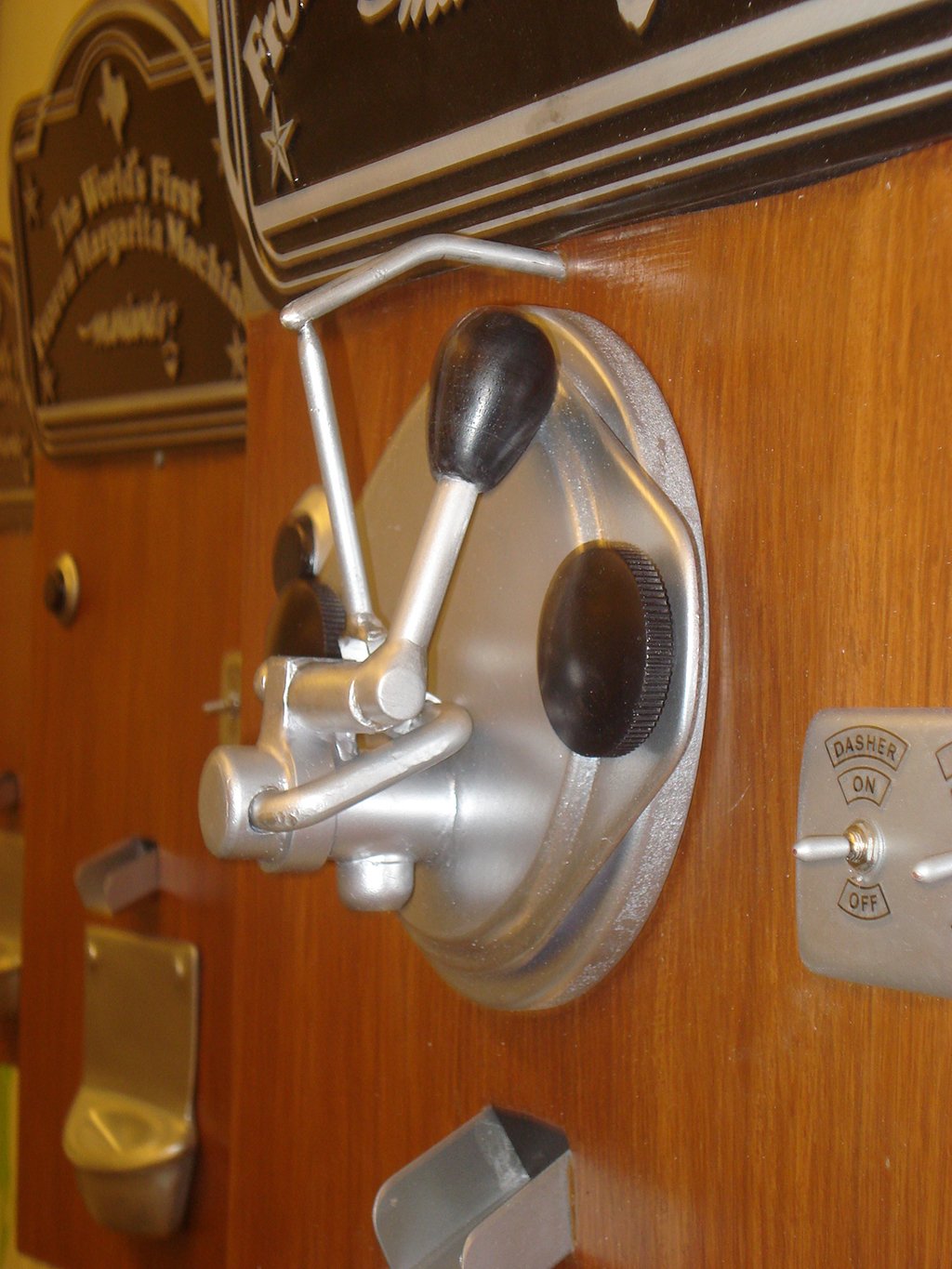 World's First Margarita Machine replica detail
